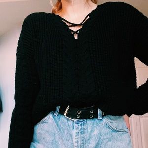 Black sweater